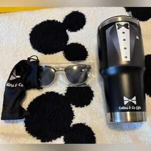 New Groomsman cup and glasses gift